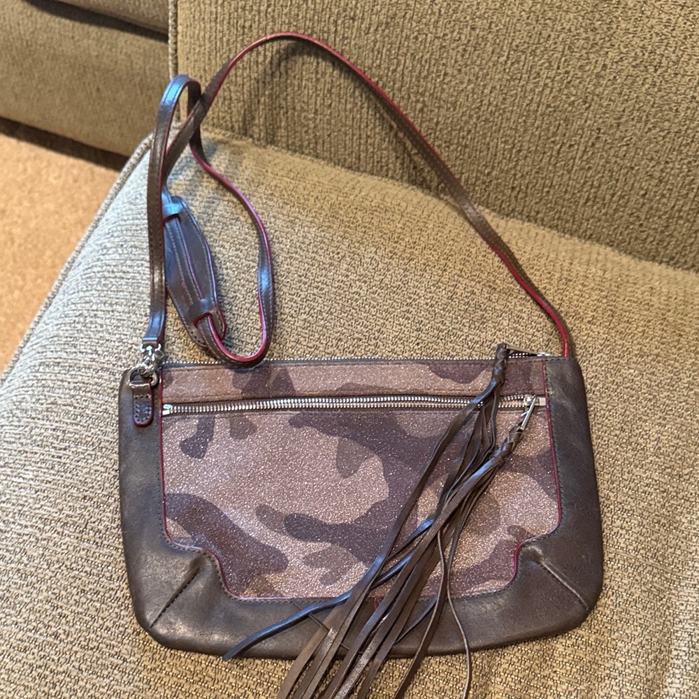Camouflage Leather Crossbody Bag